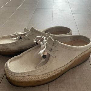 CLARKS ORIGINALS mules with beaded tassels